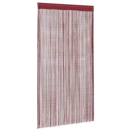 Vidaxl -Drahtvorhänge 100x250 cm Wein Rot 2 STs