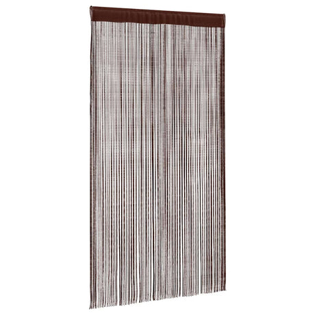 VIDAXL -Kabelvorhänge 100x250 cm Braun 2 PCs