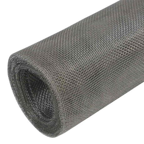 VidaXL Netz 100x1000 cm Edelstahl silberfarben
