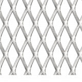 VIDAXL -Kabelzaun 50x50 cm 20 x 10 x 2 mm Edelstahl