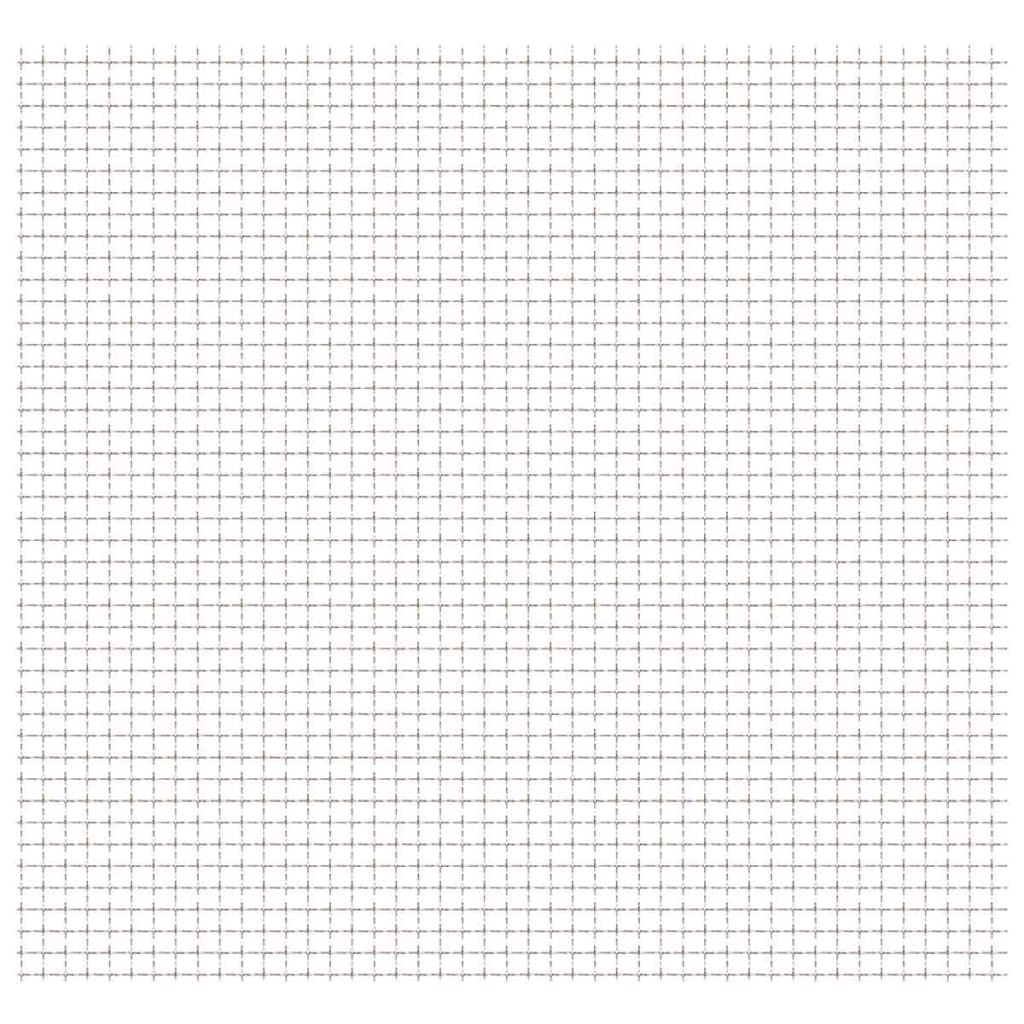 Vidaxl Drahtzaun gewebtes Netz 50x50 cm 11x11x2 mm Edelstahl