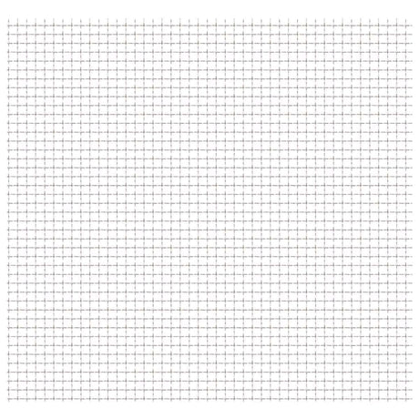 Vidaxl Drahtzaun gewebtes Netz 50x50 cm 11x11x2 mm Edelstahl