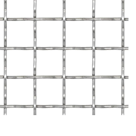 Vidaxx Maschendrahtzaun 50x50 cm 11x11x2 mm Edelstahl