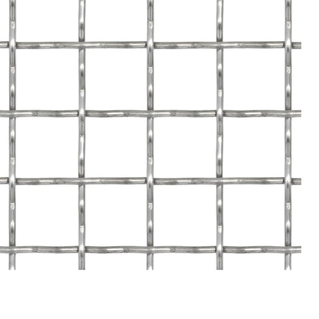 Vidaxl Drahtzaun gewebtes Netz 100x85 cm 11x11x2 mm Edelstahl