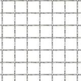 VIDAXL -Kabelzaun gewebter Netz 50 x 50 cm 21x21x2,5 mm Edelstahl