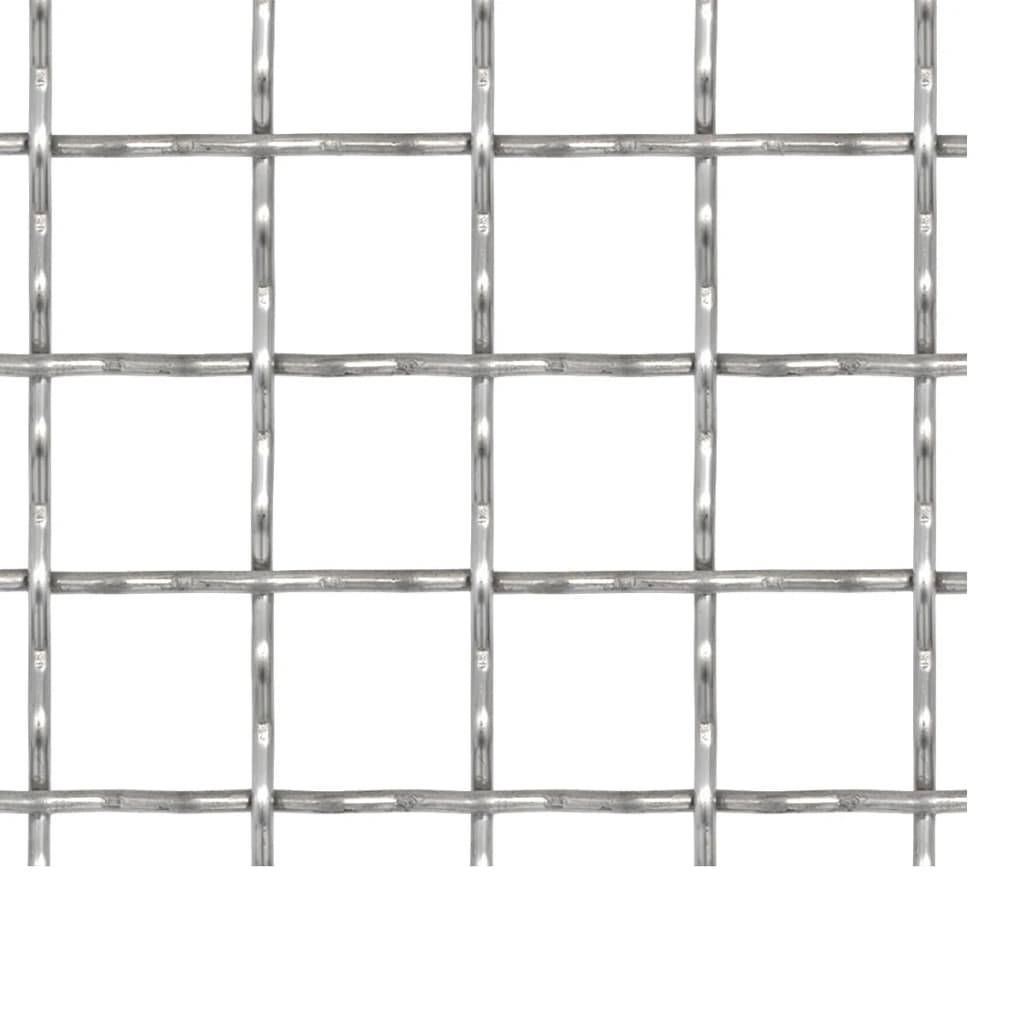 Vidaxl Drahtgate gewebtes Netz 100x85 cm 31 x 31 x 3 mm Edelstahl