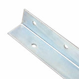 Vidaxl gemahlener Anker L-förmig 5x5x50 cm verzinkter Stahl 2 St.