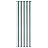 Vidaxl Garden Posts 1,5 m Metallgrün 10 Stcs