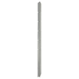 Vidaxl Schanskorf Pole 160 cm verzinkter Stahl Silber gefärbt