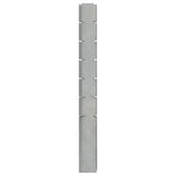 Vidaxl Schanskorfpaal 180 cm verzinkter Stahl Silberfarben
