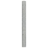 Vidaxl Schanskorfpaal 220 cm verzinkter Stahl Silberfarben