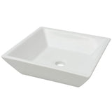 VIDAXL WASHBAIN Square White 41.5x41.5x12 cm Keramik