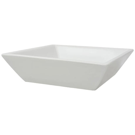 VIDAXL WASHBAIN Square White 41.5x41.5x12 cm Keramik