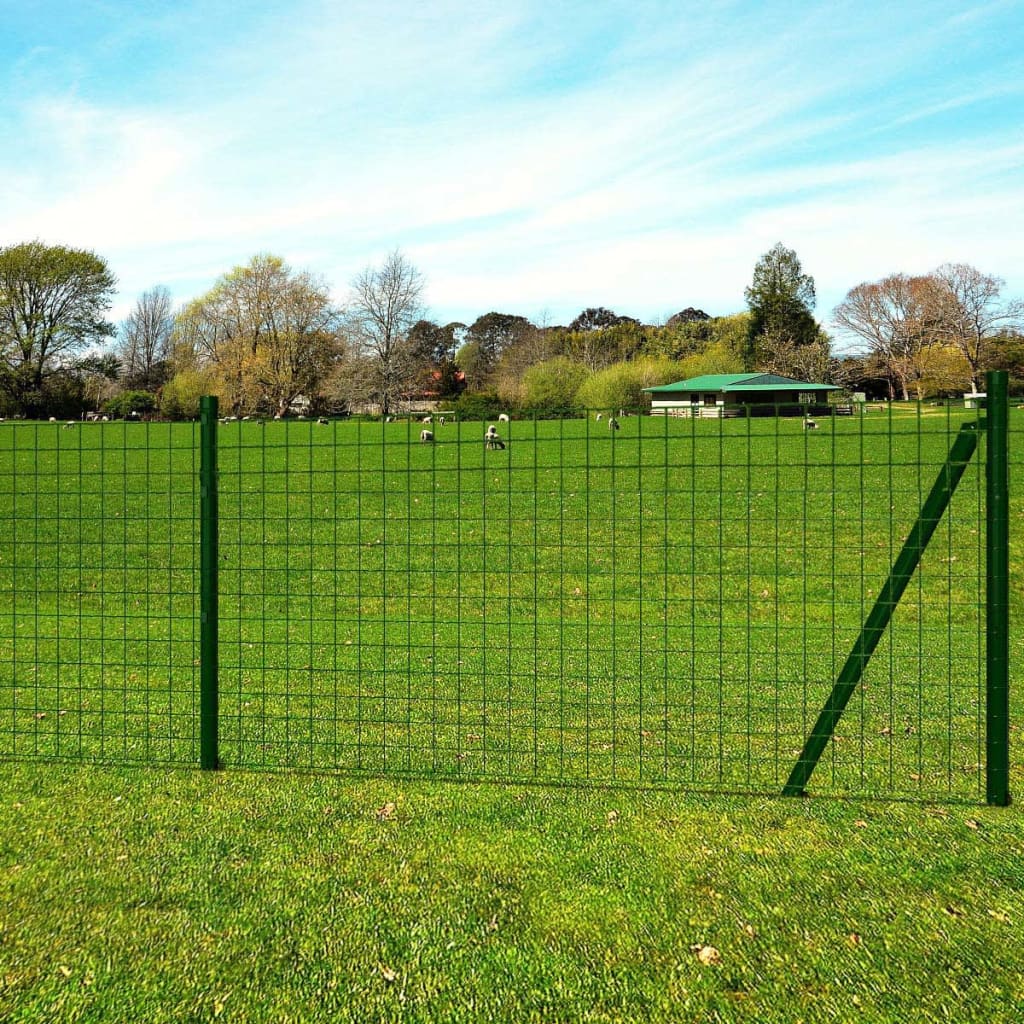 Vidaxl HEK 25x1 m Stahlgrün