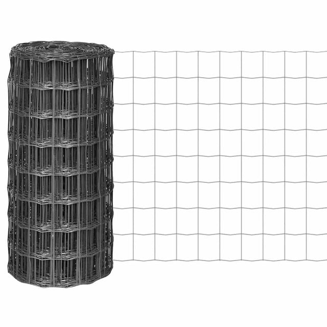 Vidaxl Euro HEK 25x0,8 m Stahlgrau