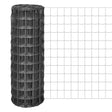 Vidaxl Euro HEK 25x1 m Stahlgrau
