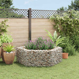 Vidaxl Gabion -Pflanzer vermehrte hexagonale 160x140x50 cm