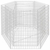 Vidaxx Gabionen-Pflanzgefäß erhöht sechseckig 160x140x100 cm