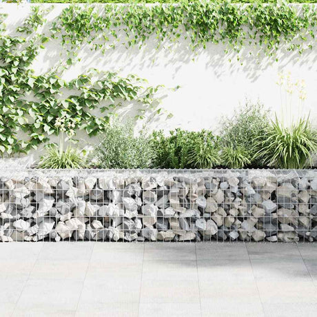 Vidaxl Gabion Basket 100x50x50 cm verzinkter Stahl