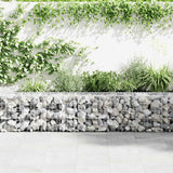Vidaxl Gabion Basket 100x50x50 cm verzinkter Stahl