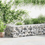Vidaxl Gabion Basket 100x50x50 cm verzinkter Stahl