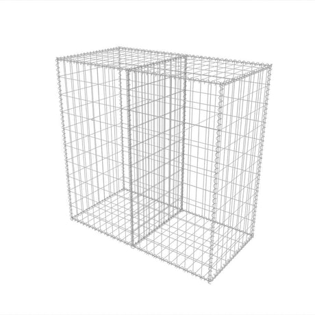 Vidaxl Gabion Basket 100x50x100 cm verzinkter Stahl
