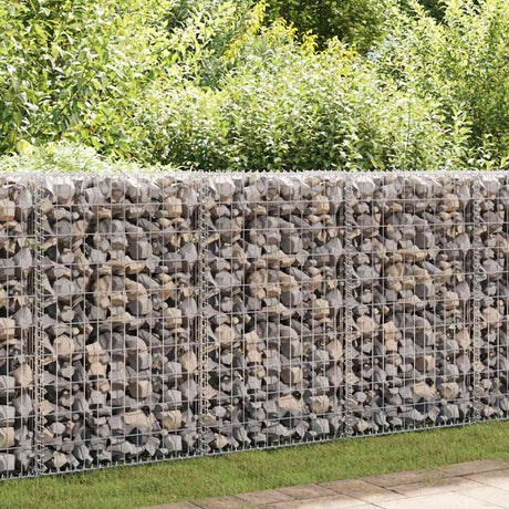 Vidaxl Gabion Basket 150x50x100 cm verzinkter Stahl