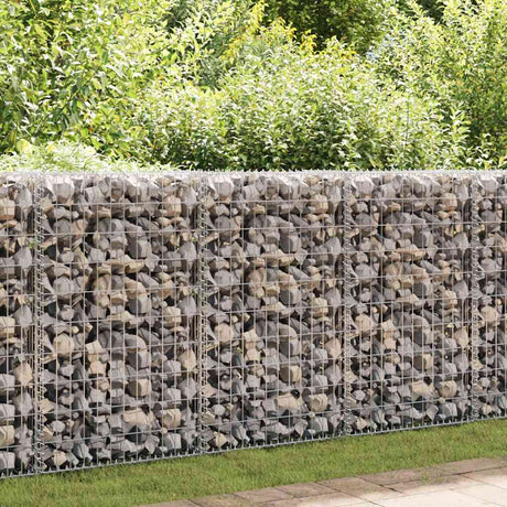 Vidaxl Gabion Basket 200x50x100 cm verzinkter Stahl