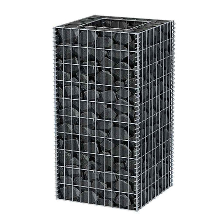 Vidaxl Gabion Planungsbox 50 x 50 x 100 cm Stahl erhöht