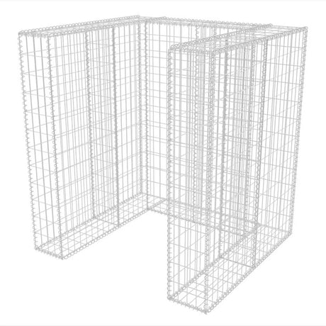 VIDAXL SCHANSKORF Ein Müllbehälterumwandlung 110x100x120 cm Stahl