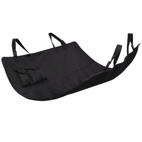Vidaxl -Haustiere Rücksitzabdeckung 148x142 Schwarz