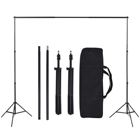 Vidaxl Photo Studio -Set mit 5 Hintergründen und einstellbarem Rahmen