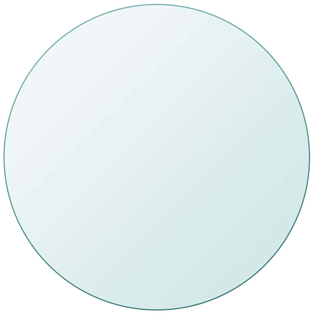 Vidaxl tafelblad rond 500 mm gehard glas