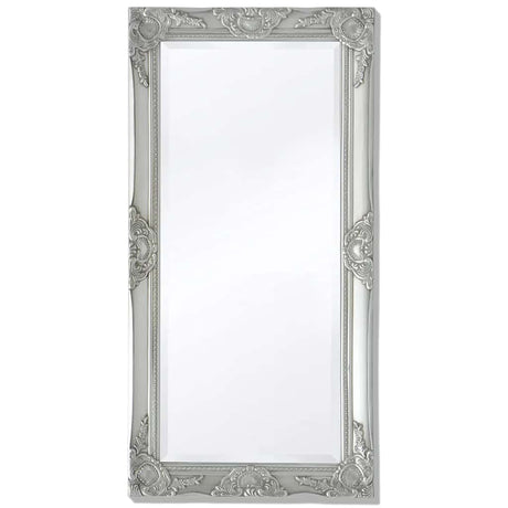 Vidaxl Wandspiegel Barock 100 x 50 cm Silber