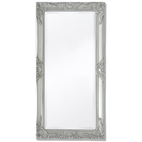 Vidaxl Wandspiegel Barock 100 x 50 cm Silber