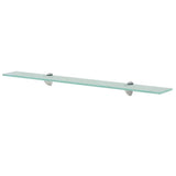 Vidaxl zwevend schap 80x10 cm 8 mm glas