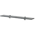 Vidaxl zwevend schap 70x10 cm 8 mm glas
