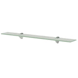 Vidaxl zwevend schap 70x10 cm 8 mm glas