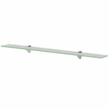 Vidaxl zwevend schap 90x10 cm 8 mm glas