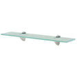 Vidaxl zwevend schap 50x20 cm 8 mm glas