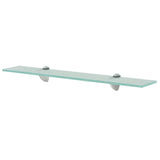 Vidaxl zwevend schap 60x20 cm 8 mm glas