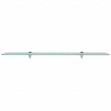 Vidaxl zwevend schap 90x20 cm 8 mm glas
