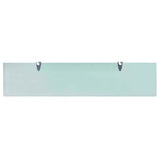 Vidaxl zwevend schap 90x20 cm 8 mm glas