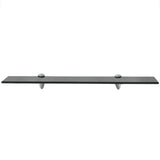Vidaxl zwevend schap 60x20 cm 8 mm glas