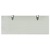 Vidaxl zwevend schap 50x20 cm 8 mm glas