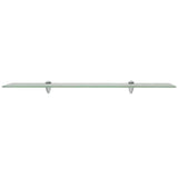 Vidaxl zwevend schap 80x20 cm 8 mm glas