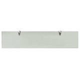 Vidaxl zwevende plank 90x20 cm 8 mm glas