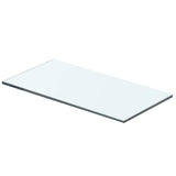 Vidaxl wandschap transparant 40x15 cm glas