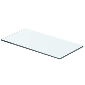 Vidaxl wandschap transparant 40x15 cm glas