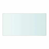 Vidaxl wandschap transparant 40x20 cm glas
